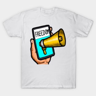 Freedom of Speech Internet T-Shirt